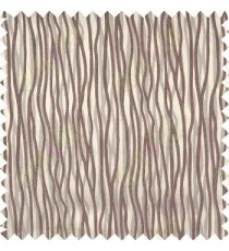 Brown Trendy Lines Poly Main Curtain Designs